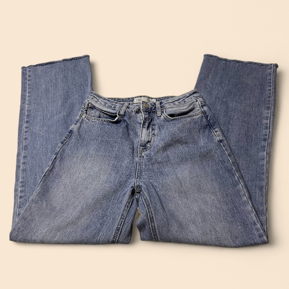 YMI DREAM Authentic Denim High Rise Straight Leg Jeans Women's 5/27 Light Wash